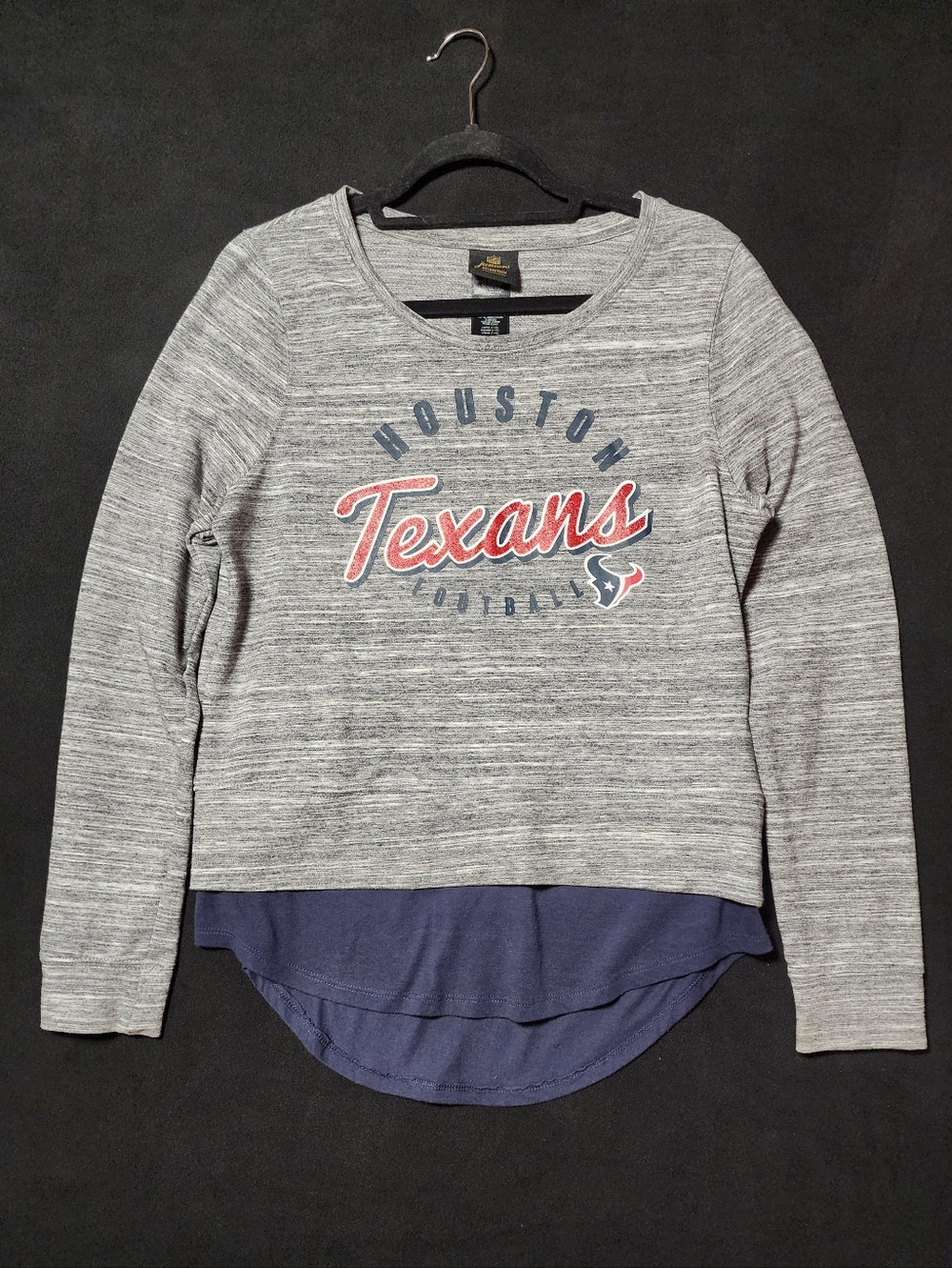 Houston TEXANS T-shirt Juniors L Girls Womens Official NFL Teen Tee